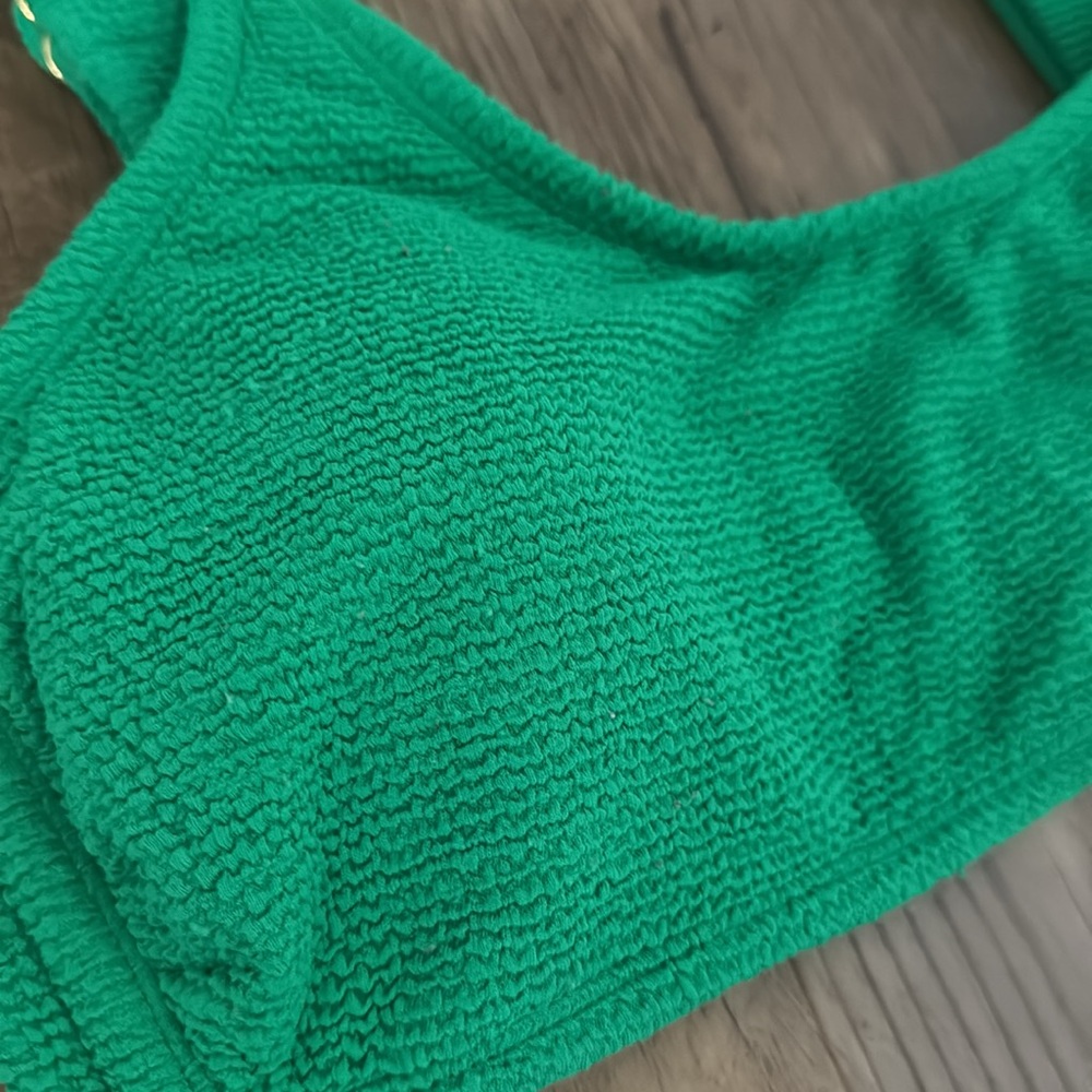 Xhilaration Green Bralette Bikini Top S Size Large - Picture 2 of 7